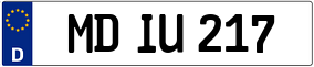 Truck License Plate